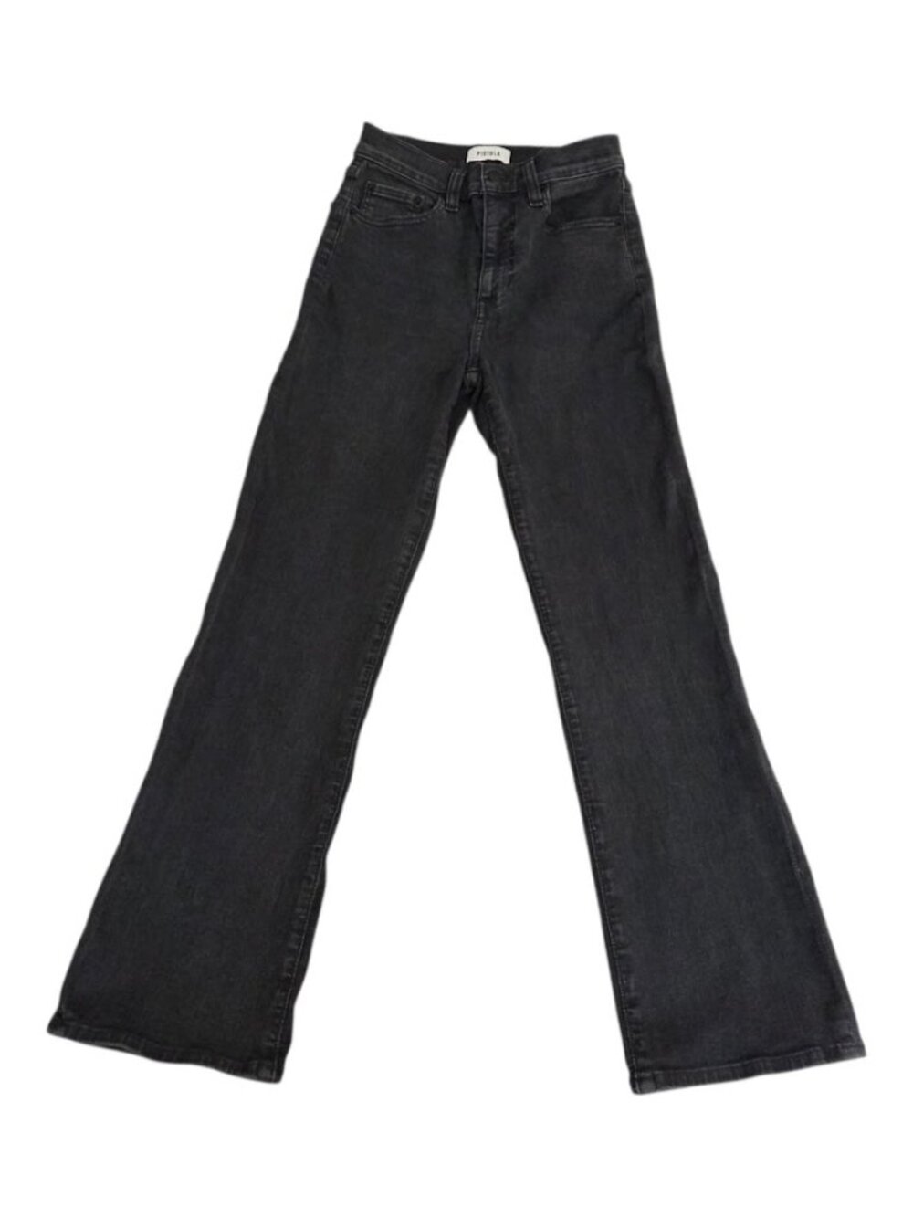 Pistola Women's High Rise Flare Black Denim Jeans Size 24-US XXS